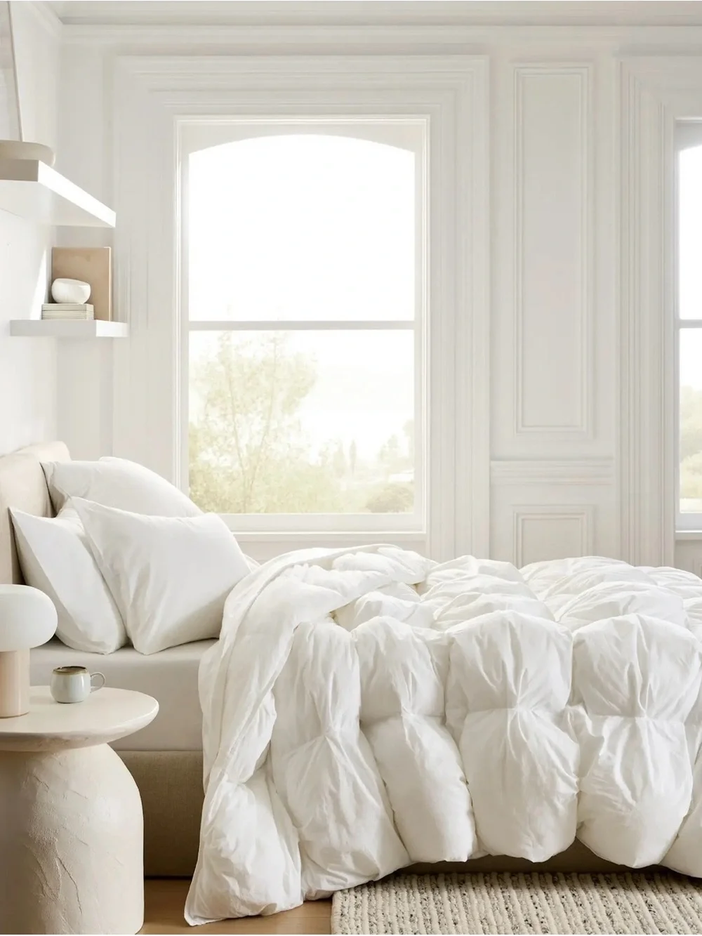 Quince Cotton Pintuck Comforter- Full/Queen 🤍